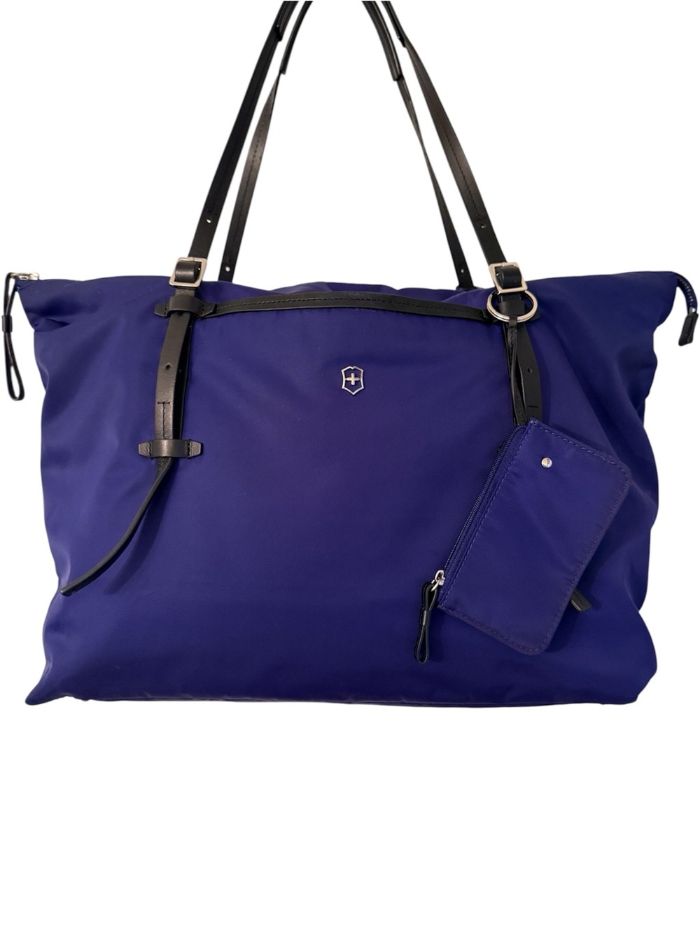 Victorinox Packable Nylon Tote Weekender Travel Bag Blue